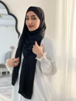 هدشال دوپیله مشکی - تصویر 2