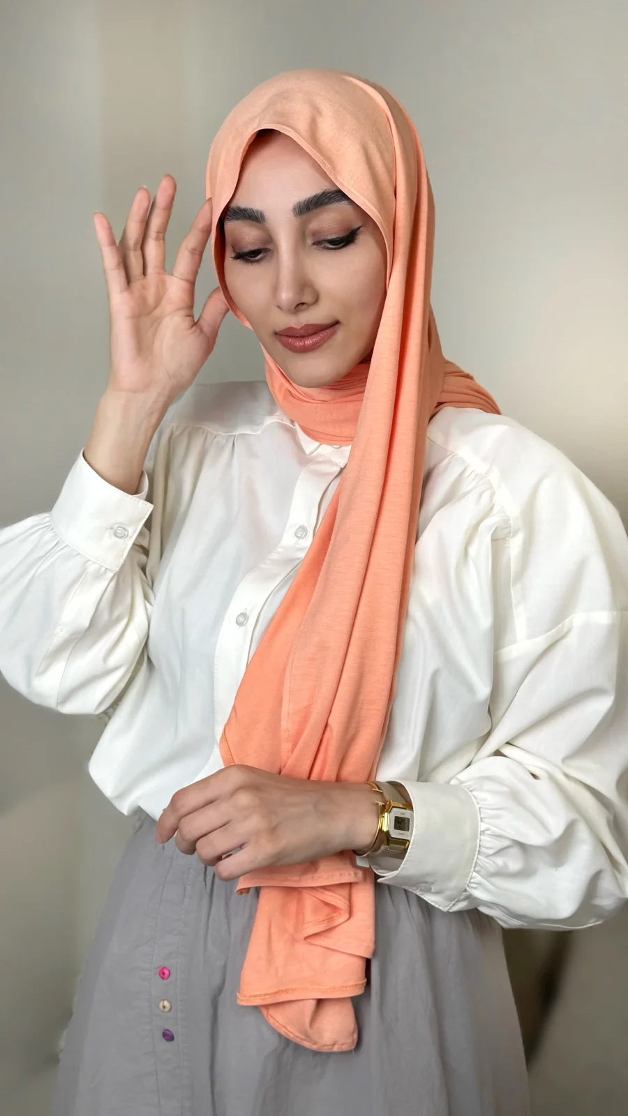 شال کشی هلویی