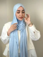 شال کشی آبی یخی - تصویر 2