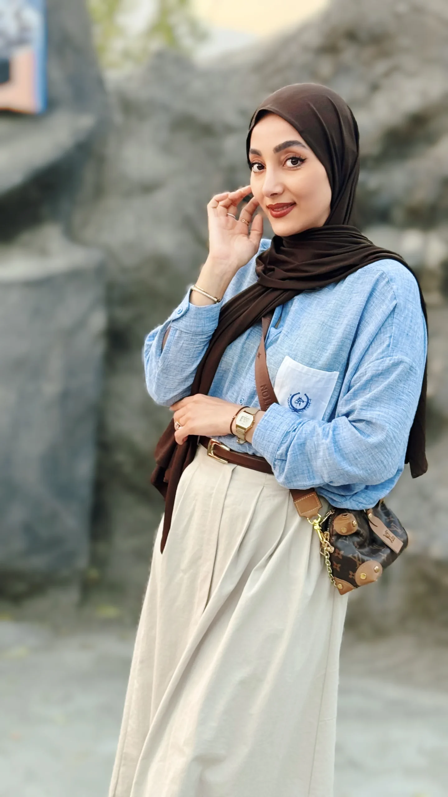 شال کشی قهوه ای سوخته (2) شال کشی قهوهای سوخته - تصویر 1